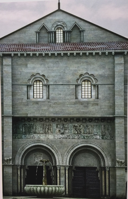 La porte Azabacherias au XVIIe (reconstitution)
