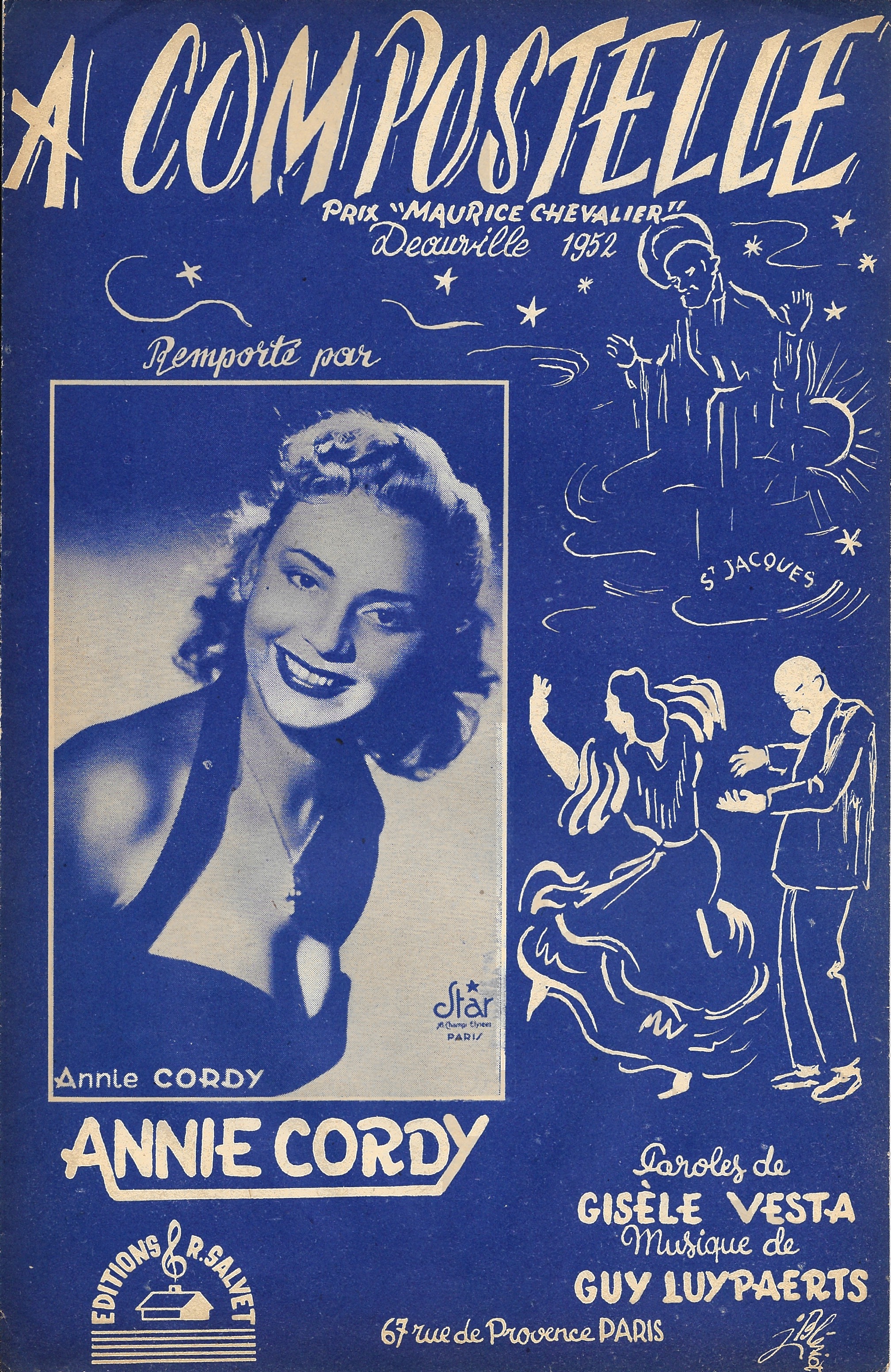 A Compostelle 1952, étape 89