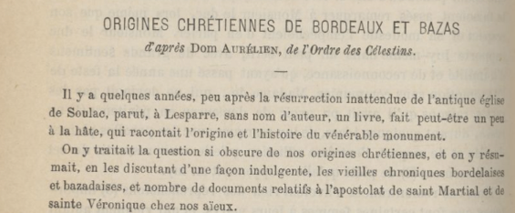 La recherche historique « à la Tarzan », étape n° 110-1