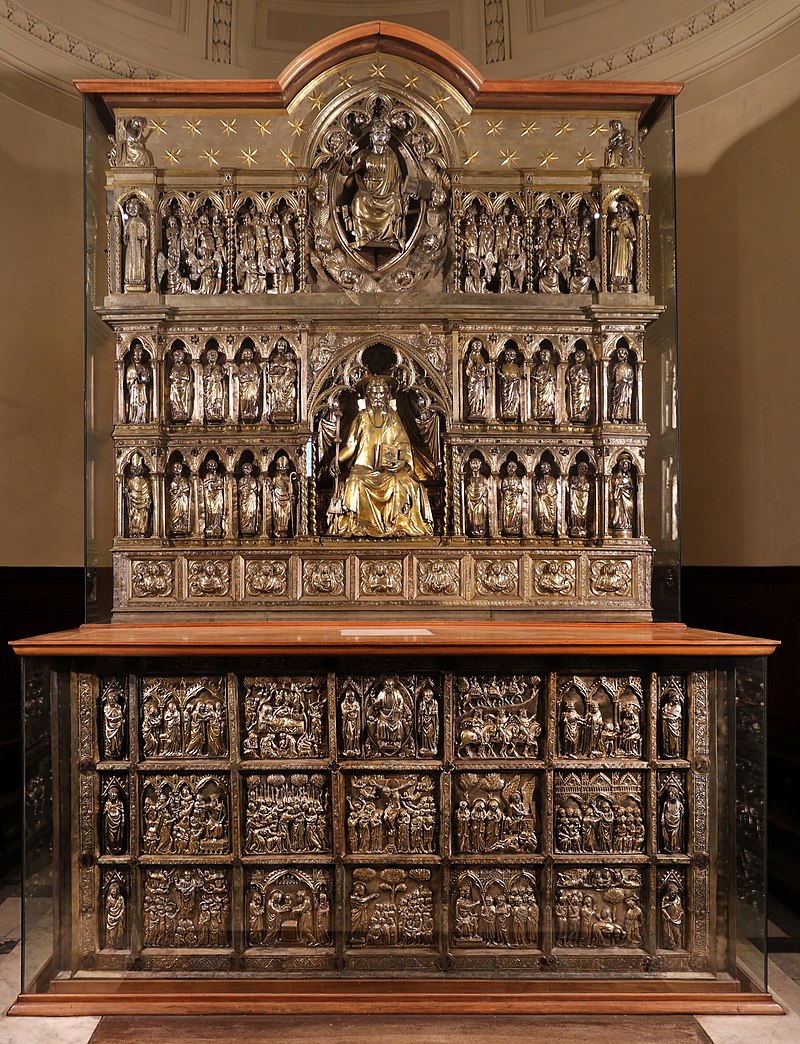 Autel en argent de saint Jacques à Pistoia (divers artistes, 1287-1459, cathédrale de Pistoia)