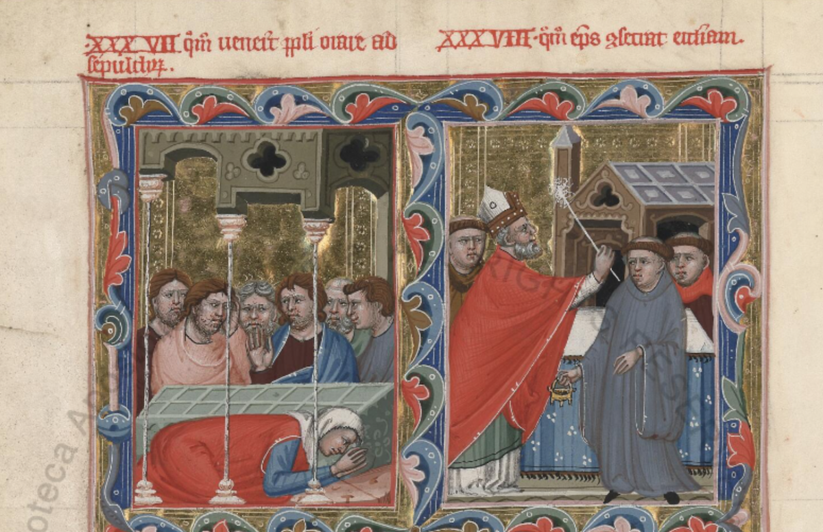 Les miniatures uniques de saint Jacques dans le Légendaire Angevin Hongrois, lettre 133