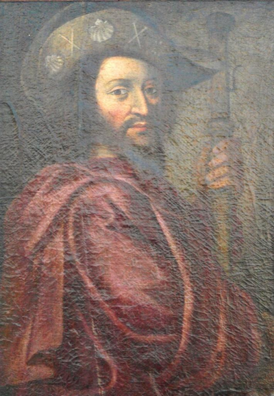 Portrait de saint Jacques pèlerin (Flumet)