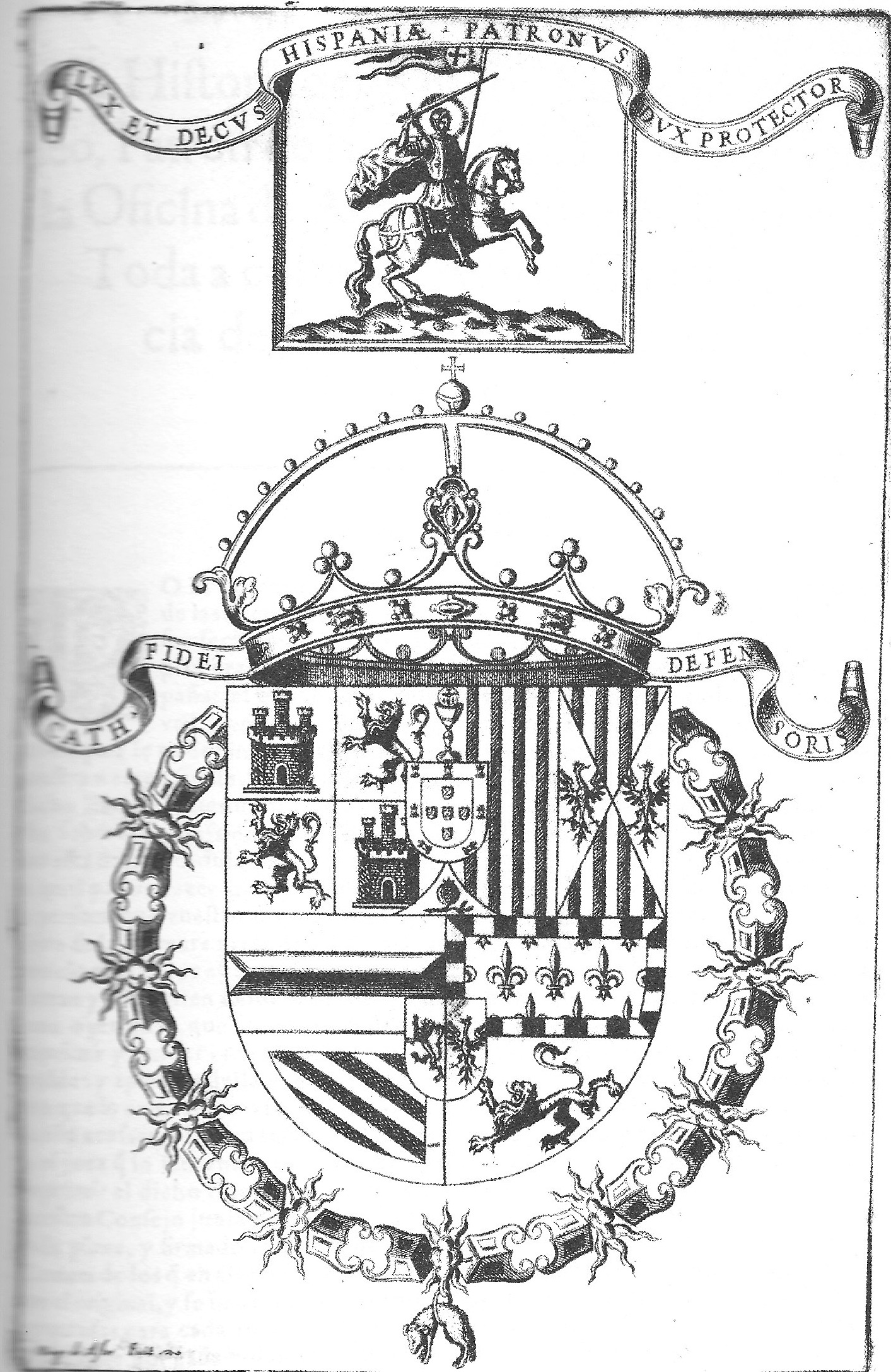 Illustration d'ouverture de l'Histoire de saint Jacques de Castella Ferrer