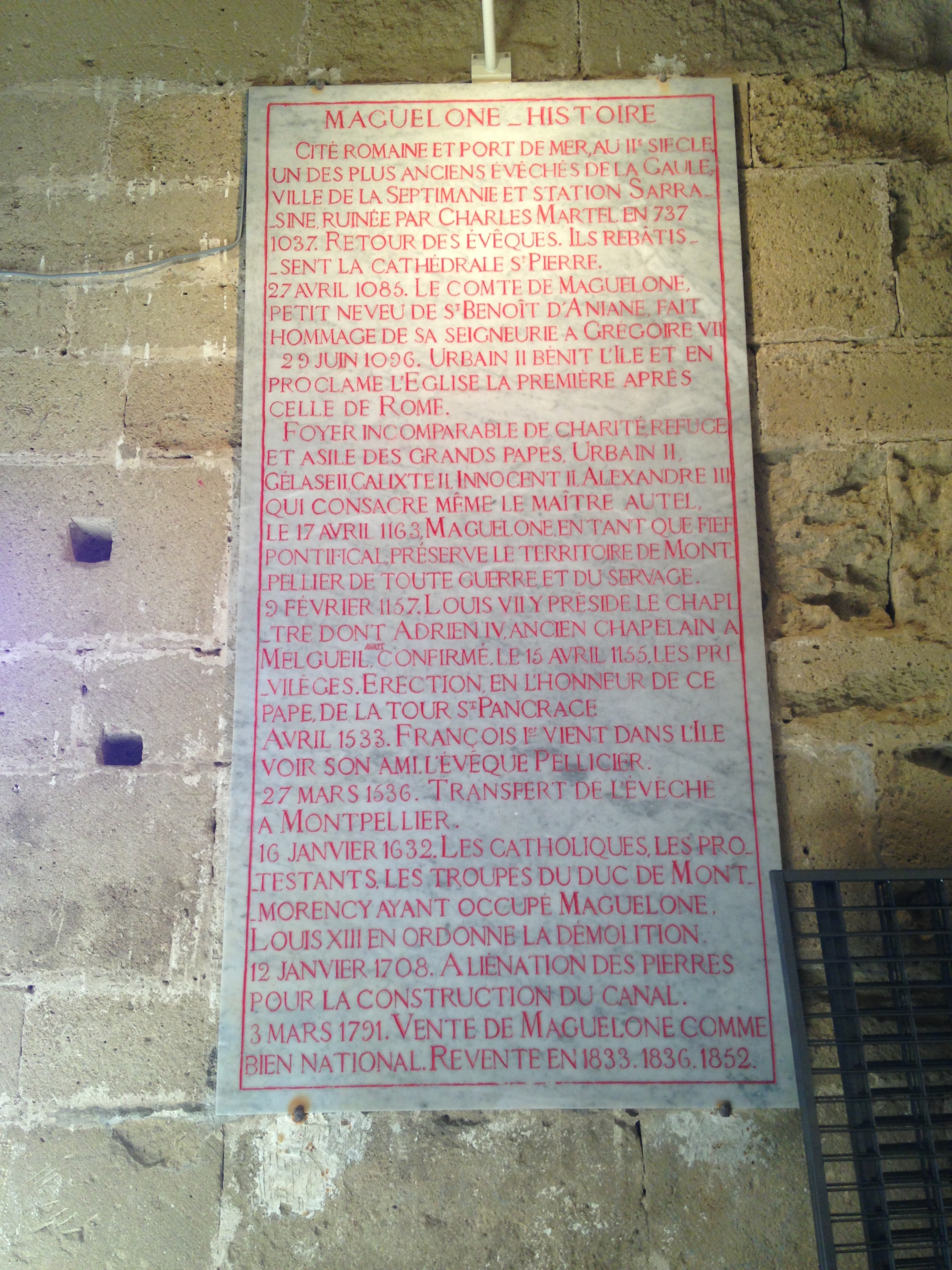 Histoire de Maguelonne