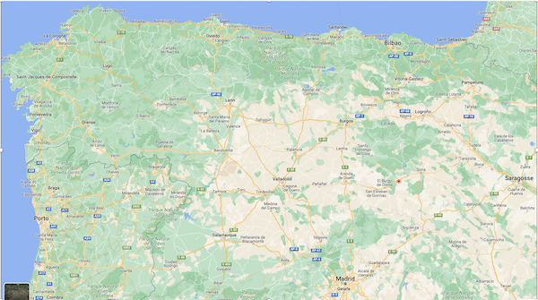 Localisation Burgo de Osma