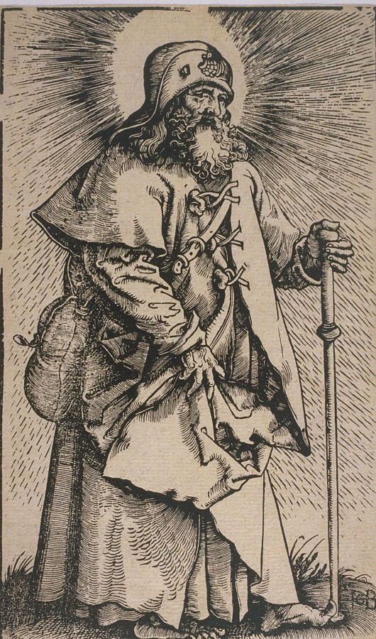 Hans Baldung Grien, Saint James, 1519, the de Young and Legion of Honor museums of San Francisco.