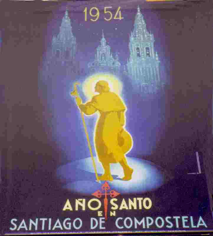 Affiche année sainte1954