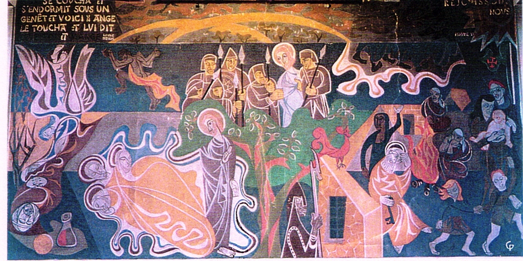 Montrouge-fresque-jardin des oliviers Montrouge-fresque-jardin des oliviers